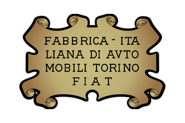 Fiat logo from 1899