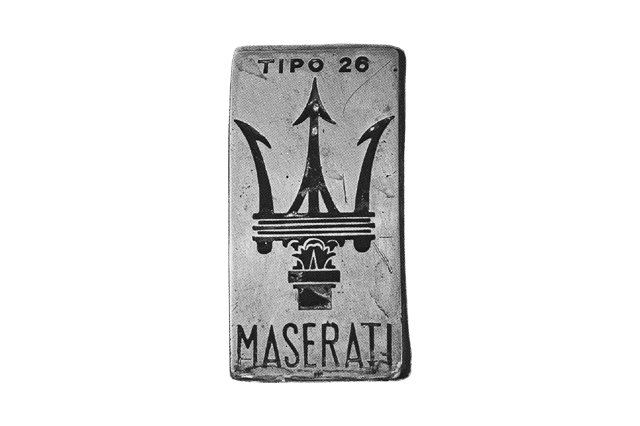 Maserati logo from 1926